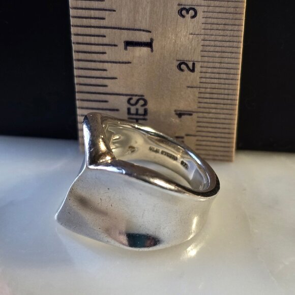 Sterling Silver FORGIVE Band Ring - Picture 5 of 12